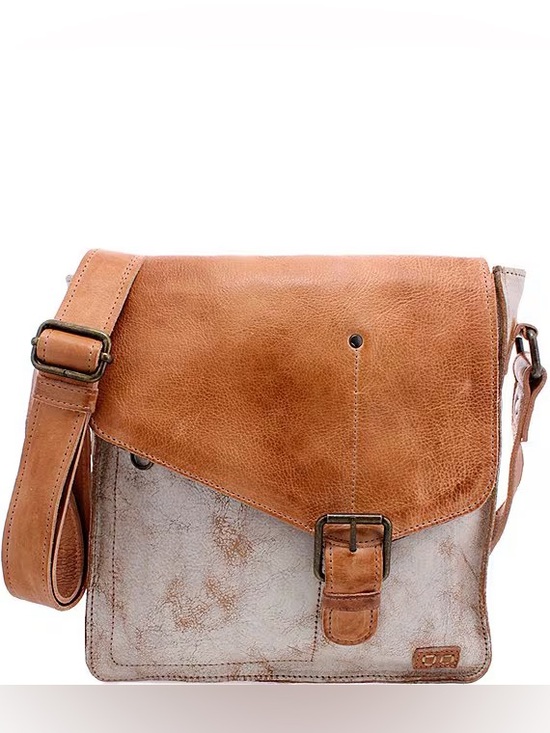 Handbags - BED|STU Venice Beach Crossbody Bag | Nectar Lux Tan Rustic Leather